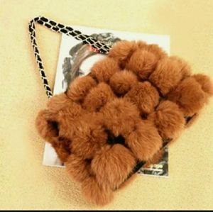Genuine Rabbit Fur Handbag